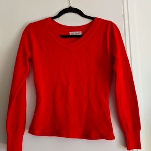 Red long sleeves